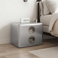 Stolik Aviator w lotniczym stylu vintage, z 2 szufladami