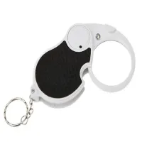 Lupa składana szkło powiększające kieszonkowa z podświetleniem led