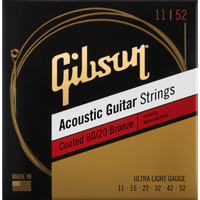 Struny do gitary akustycznej 11-52 80/20 Bronze Coated Gibson SAG-CBRW11