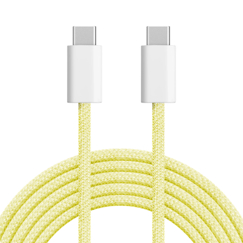 Kabel USB typu C - USB typu C 60 W 1 m żółty Kruger&Matz Basic na Arena.pl