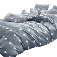 Pościel 200x220 +poszewki prawdziwa bawełna kwiaty