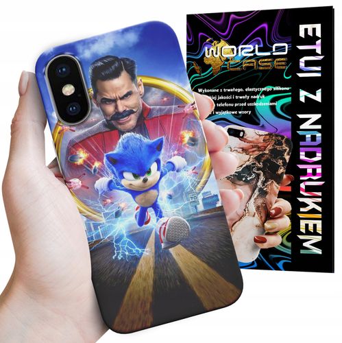 ETUI CASE DO IPHONE XS MAX - SONIC SONIK WZORY Z BAJEK MARIO PLECKI na Arena.pl