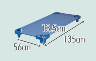 leżak dla dzieci King - czerwony na Arena.pl