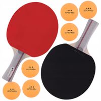 SPOKEY Zestaw 2 Rakietki + 6 Piłeczek Do Tenisa Stołowego Ping Ponga ***