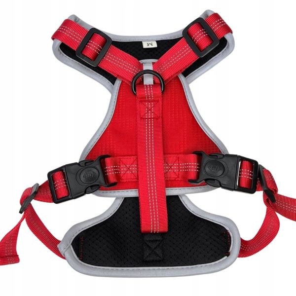 SZELKI dla psa GUARD bezuciskowe TOKYO red L zdjęcie 9