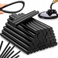 KLEJ DO PISTOLETU NA GORĄCO 46 SZTUK WKŁAD 11 MM X 200 MM CZARNY 1KG