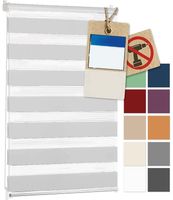 ROLETA OKIENNA 50X130 CM BIAŁA BLUMTAL ZESTAW DO MONTAŻU