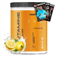 nowmax L-GLUTAMINE L GLUTAMINA 500g AMINOKWASY REGENERACJA MIĘŚNIE