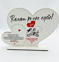 stojak dwa serca md kolor rower- razem przez życie 3304-rr