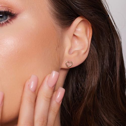 złote kolczyki serduszka 333 na Arena.pl