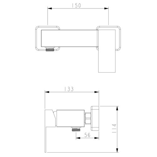 Baterie prysznicowe WEZER PRO5B-02-BLACK z zestawem prysznicowym na Arena.pl