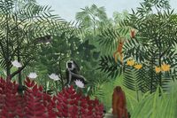 Plakat 91,5x61cm Tropical Forest, Rousseau Vintage do Salonu