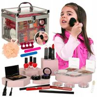 KOSMETYKI DLA DZIECI DO MAKIJAŻU MALOWANIA ZESTAW KUFEREK CIENIE POMADKI XL