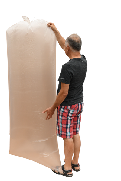 WORKI OCHRONNE PRZEZROCZYSTE WOREK FOLIOWY 235x100CM - POJEMNOŚĆ 500 litrów zdjęcie 6