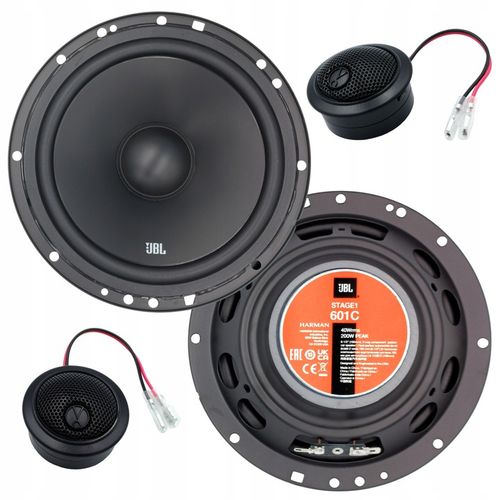 Głośniki samochodowe JBL STAGE1 601C 16,5 cm 200W BASOWE + WYSOKOTONOWE na Arena.pl