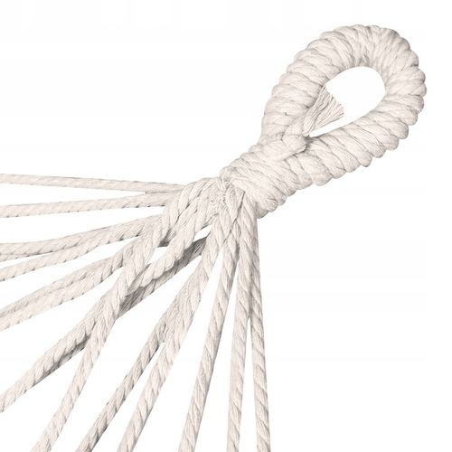 Hamak ogrodowy bawełniany jednoosobowy 200 x 100 cm Spokey ZUNI na Arena.pl