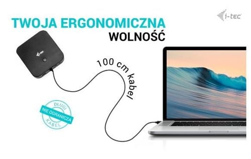 Stacja dokujaca i-tec USB-C - HDMI Dual DP Docking Station + PD 100W na Arena.pl