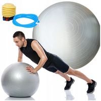 PIŁKA GIMNASTYCZNA do ćwiczeń fitness rehabilitacyjna zestaw z pompką 65 cm