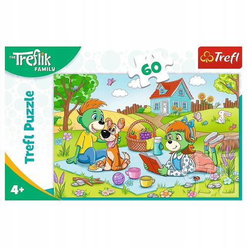 puzzle 60 rodzina treflików 17394 na Arena.pl