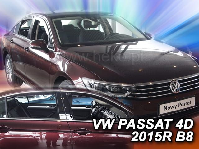 Owiewki VW PASSAT B8 4d. od 2014r. Z TYŁAMI zdjęcie 2