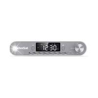 Radio sieciowe FM TechniSat KitchenRadio srebrno szare