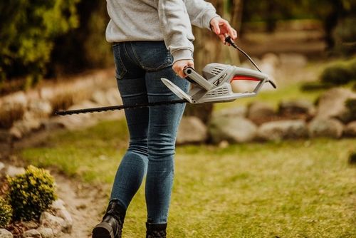 NOŻYCE ELEKTRYCZNE DO ŻYWOPŁOTU KRZEWÓW GAŁĘZI SEKATOR LEHMANN 1500W OSTRE na Arena.pl