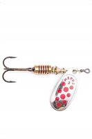 MEPPS COMET DECORE SREBRNY/CZERWONE KROPKI 4/8G 30427004