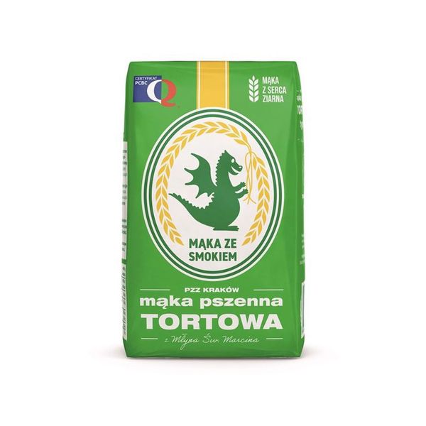 PZZ Mąka Tortowa pszenna 1kg zdjęcie 2