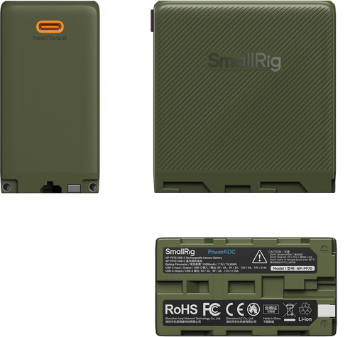 Smallrig 4577 Akumulator do aparatu USB-C NP-F970 Zielony na Arena.pl