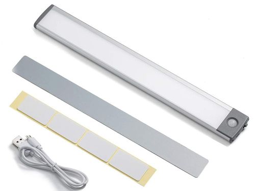 LAMPKA SAMOPRZYLEPNA LISTWA PODSZAFKOWA USB 23CM na Arena.pl