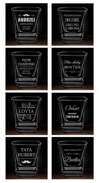 SZKLANKA DO WHISKY GRAWER PREZENT DLA TATY zdjęcie 8