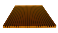 Poliwęglan komorowy 500x1050 brązowy 10 mm