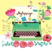 Karnet Okolicznościowy, Maszyna Do Pisania