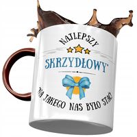 Kubek Bordowy Dla Skrzydłowego Najlepszy Prezent Z Nadrukiem Ze Zdjęciem