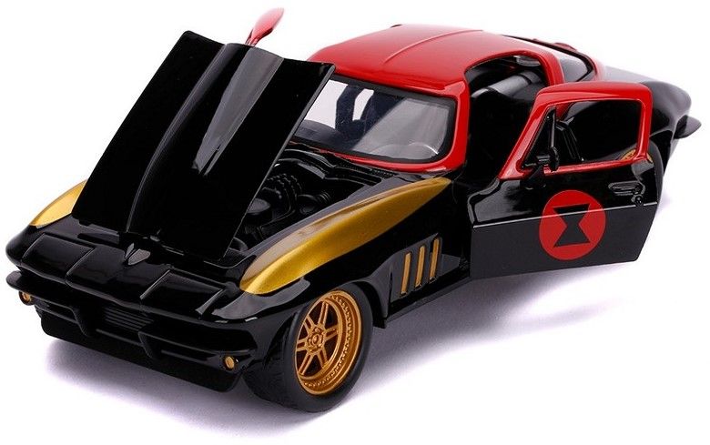 jada marvel avengers corvette 1966 chevy 1:24 zdjęcie 5