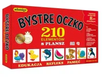 GRA EDUKACYJNA BYSTRE OCZKO 8 gier pamięciowych