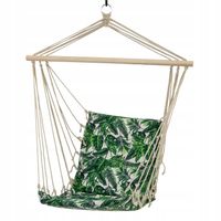 FOTEL WISZĄCY brazylijski HAMAK 100x50 cm z wszytą poduszką JUNGLE LIGHT