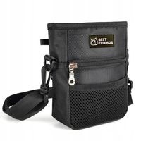 Torba, saszetka treningowa na karmę, przysmaki psa, czarna, wielofunkcyjna