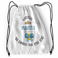 Plecak Dla Pianisty Sportowy Szkolny Worek Torba Z Nadrukiem Ze Zdjęciem