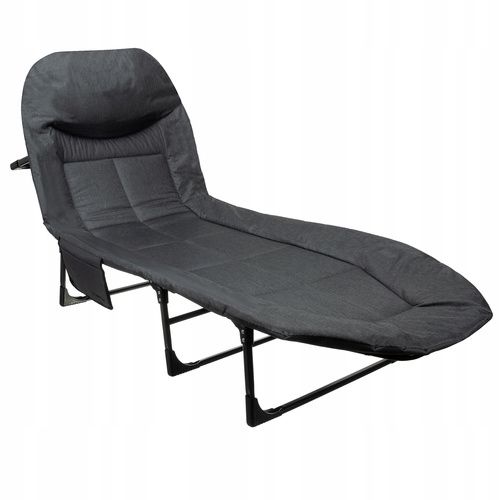 Łóżko polowe turystyczne Trizand 25380 200 cm x 65 cm szare na Arena.pl