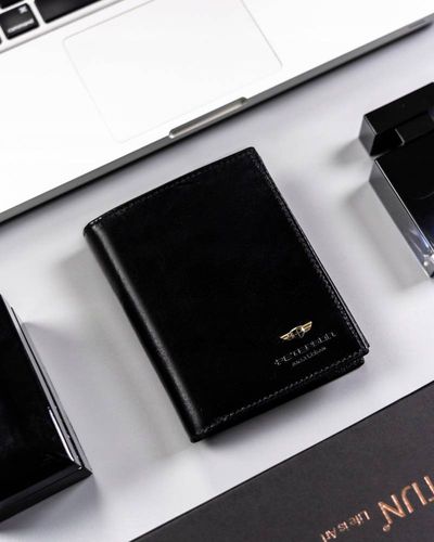 elegancki portfel męski ze skóry naturalnej - peterson na Arena.pl