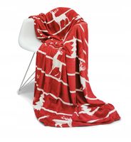 PRZYTULNY KOC ŚWIĄTECZNY PLED NARZUTA CIEPŁY NA PREZENT NOVEL 150x200 wz03