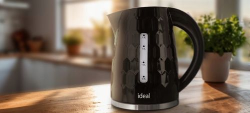 CZAJNIK ELEKTRYCZNY BEZPRZEWODOWY ELDOM CICHY ENERGOOSZCZĘDNY Czarny 1,8L na Arena.pl