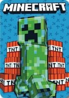 Koc Polarowy 100X140 Dziecięcy Minecraft Creeper