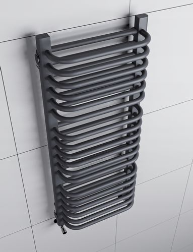 GRZEJNIK ŁAZIENKOWY OLD-SCHOOL 1580x500 GRAFIT na Arena.pl