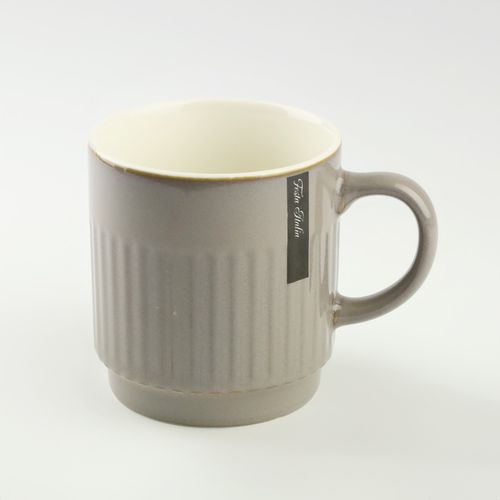 CERAMICZNY KUBEK NA KAWĘ HERBATĘ COFFE LATE ZDOBIONY 440 ML NA PREZENT na Arena.pl