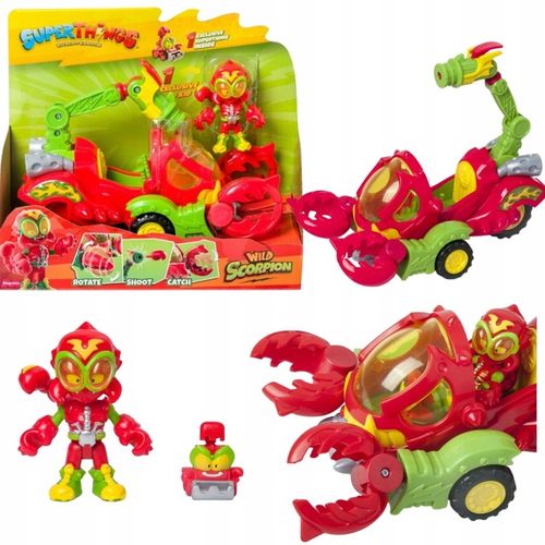 SUPERTHINGS Super Things Zings Zestaw Pojazd Wild Scorpion z Kid Skorpilot na Arena.pl