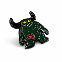 Green Black Nurgling | 4 cm | Metal | Przypinka | Warhammer 40K