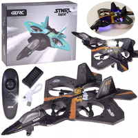Zdalnie sterowany Dron myśliwiec Raptor świecący quadcopter RC0726 SR