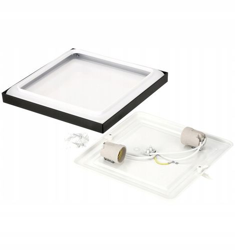 Plafon LED Lampa Sufitowa 2xE27 CZARNA IP20 LARI-S na Arena.pl